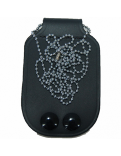 PORTA PLACA DE PIEL...