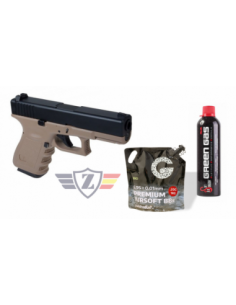 PACK M4 PISTOLA GLK 23 DE...