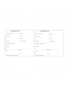 TARJETA BLANCA REGISTRO DE...