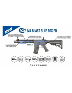FUSIL M4 ELECTRICO AZUL COLT