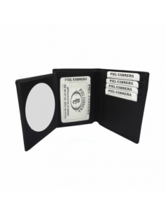 CARTERA PORTA PLACA PIEL...