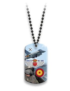 PLACA CON CADENA DE BOLAS...