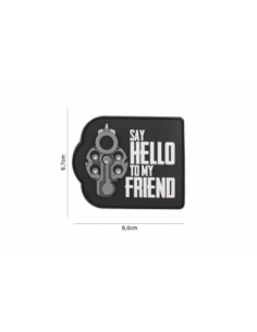 PARCHE PVC 3D REVOLVER SAY...