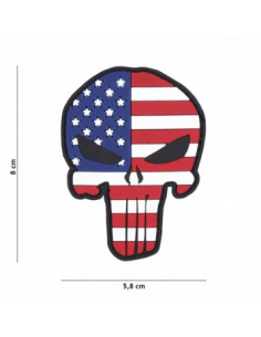 PARCHE PVC 3D PUNISHER USA