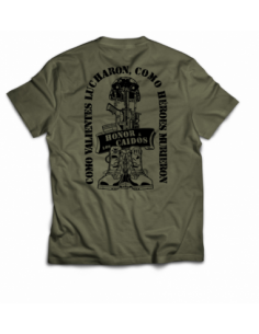 CAMISETA HONOR VERDE MILITAR