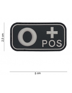 PARCHE PVC GRUPO SANGUINEO O+