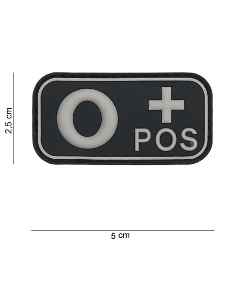 PARCHE PVC GRUPO SANGUINEO O+