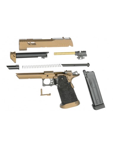 PISTOLA HICAPA CUSTOM GAS BLOW MARRON...