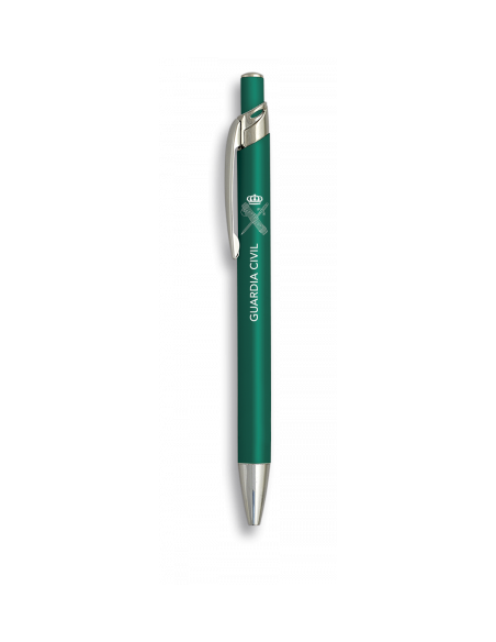 BOLIGRAFO ALUMINIO VERDE G. CIVIL BANDERA ESPAÑA