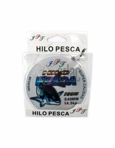 HILO PESCAR 100M 0.40MM TRANSPARENTE