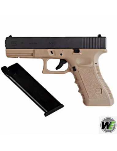 PISTOLA WE G17 GEN 4 FULL METAL TAN