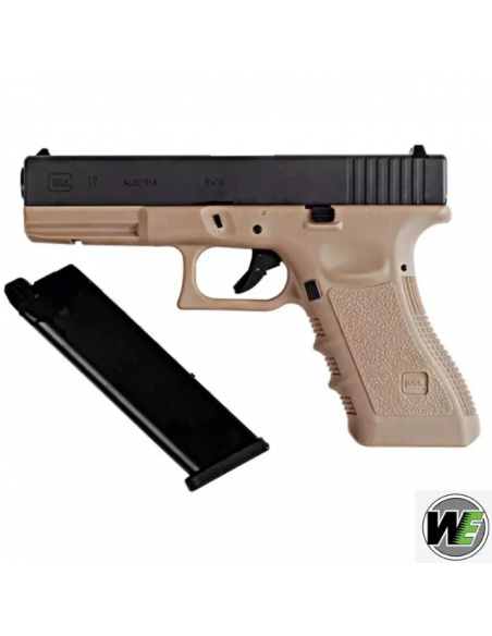 PISTOLA WE G17 GEN 4 FULL METAL TAN