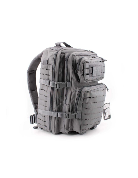 MOCHILA IMMORTAL 36L CORTE LASER GRIS