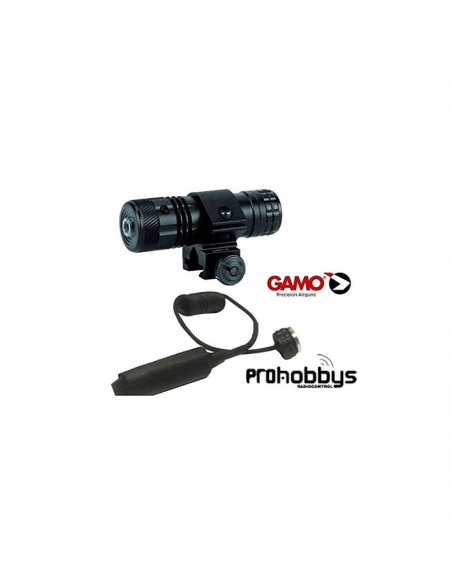 PUNTERO LASER ROJO GAMO 650MM PARA RAIL ARMAS