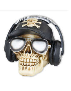 CALAVERA RESINA CON CASCOS...