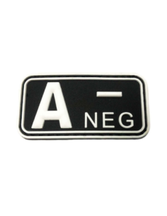 PARCHE GRUPO SANGUINEO GOMA...