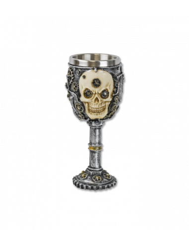 COPA DECORACION CALAVERA 20CM