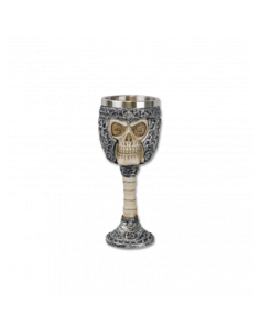 COPA DECORACION CALAVERA 19CM 2