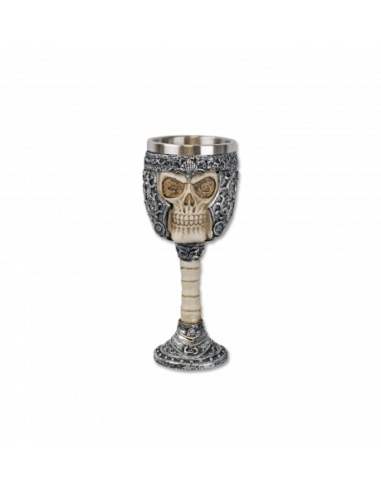COPA DECORACION CALAVERA 19CM