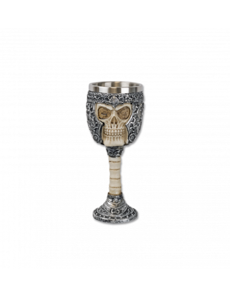 COPA DECORACION CALAVERA 19CM