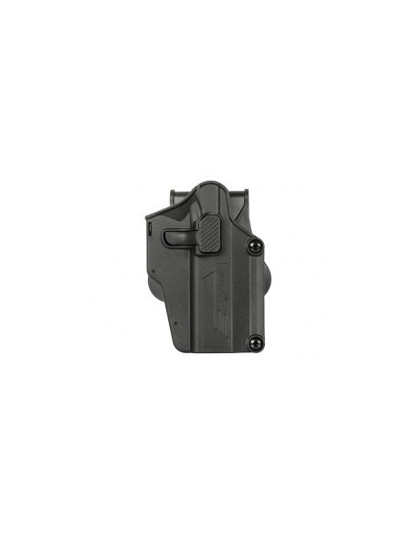 FUNDA PISTOLA RIGIDA AMOMAX UNIVERSAL NEGRO