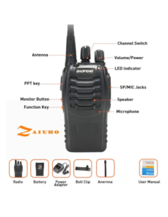WALKIE BAOFENG VHF/UHF NEGRO 2