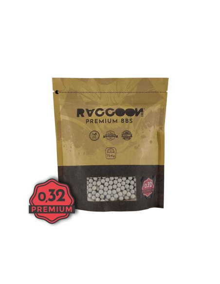 BOLA PREMIUM BIO BBS 0.32G 1/2KG RACCOON