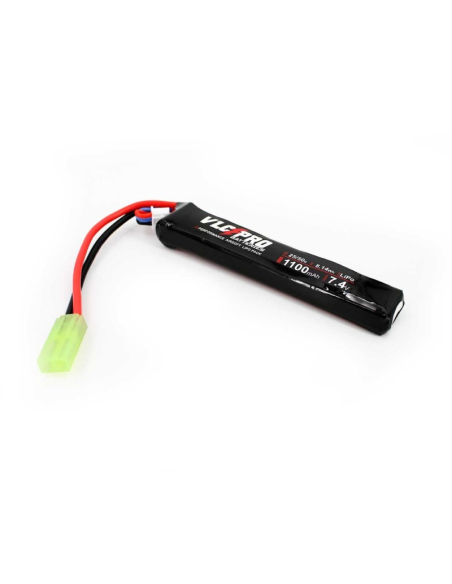 BATERIA VLC-PRO LIPO 7.4V 1100MAH 25C/50C NEGRA
