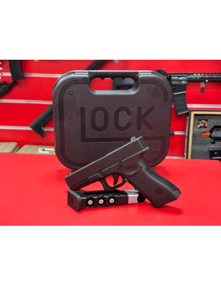 PISTOLA BALINES 4.5 GLOCK 17 BLOWBACK CON MALETIN
