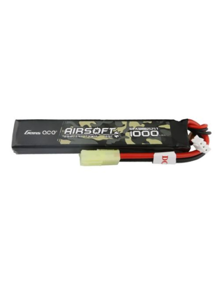 BATERIA LIPO GENS 25C 1000MAH 2S1P 7.4V