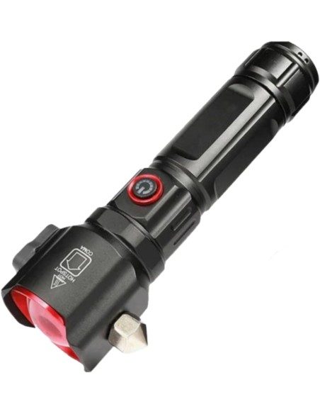 LINTERNA TACTICA DE EMERGENCIA CON ROMPECRISTALES