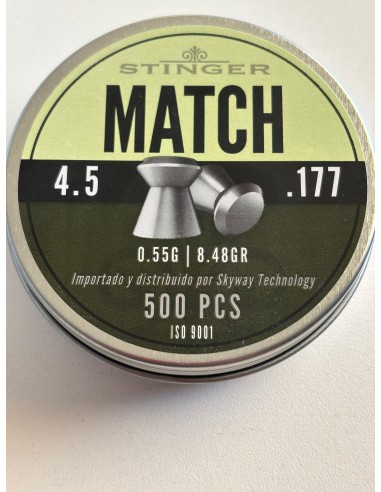 BALINES MATCH STINGER METAL CAL. 4.5...