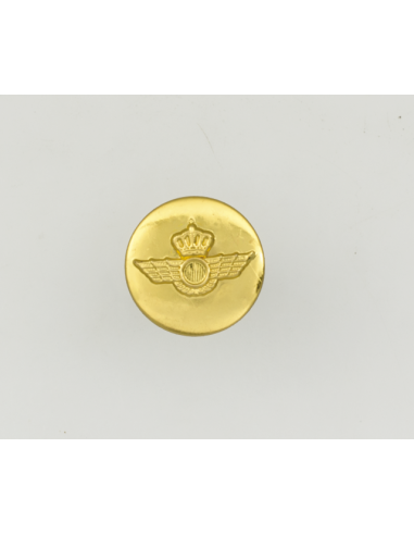 BOTON METALICO UNIFORME. AIRE