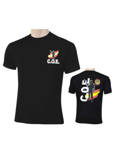 CAMISETA COE ESPAÑA SILUETA NEGRO