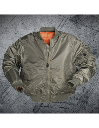 CAZADORA BOMBER MILTEC VERDE