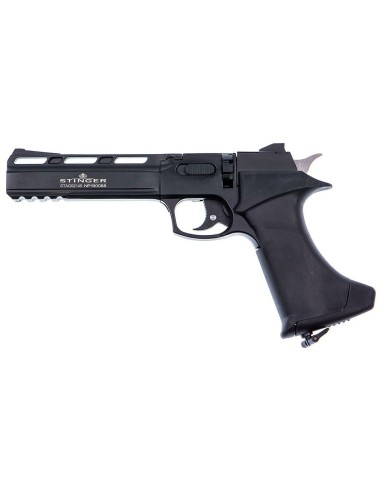 PISTOLA CO2 STINGER APOLO NEGRA 4.5 MM.