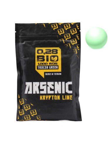 BOLAS TRAZADORAS VERDES BIO 0,28G...