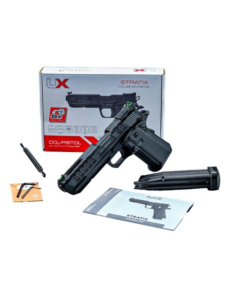 PISTOLA BALINES STRATIX BLOWBACK CO2 4.5MM