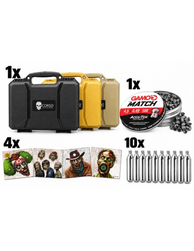 PACK HALLOWEEN PISTOLA BALINES GAMO PT85