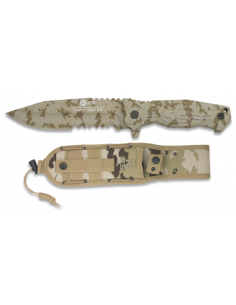 CUCHILLO K25 CAMO.TITANIUM...