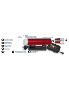 LINTERNA RECARGABLE CON CAJA