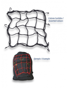 RED ELASTICA  40 X 40 CM