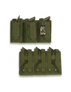 FUNDA CARGADOR TRIPLE VERDE