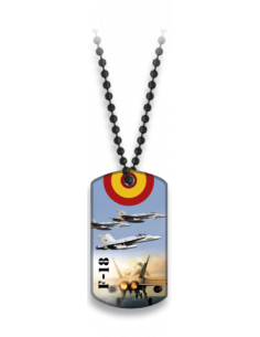 PLACA CON CADENA DE BOLAS...