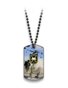 PLACA CON CADENA DE BOLAS...