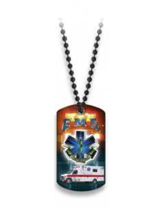 PLACA CON CADENA DE BOLAS...