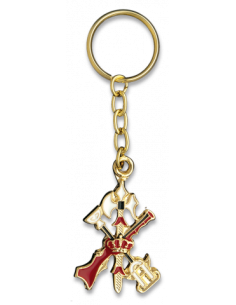 LLAVERO ESCUDO LEGION METAL