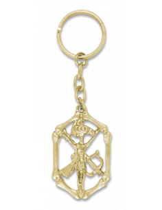 LLAVERO HUESO CRISTO LEGION...