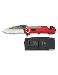 NAVAJA K25 TITANIO/ROJA. H:8.3