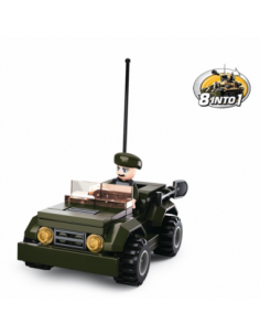 MUÑECO ARMY JEEP PZAS...